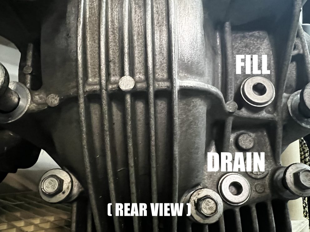 drain and fill plugs