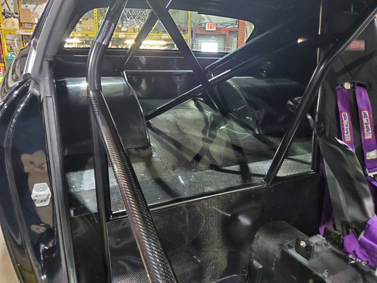 roll cage in a car