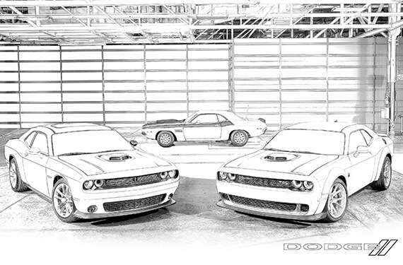 Challenger Coloring Pages