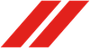 Dodge red double rhombus logo