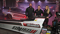 A still from the TSR NHRA Partnership video