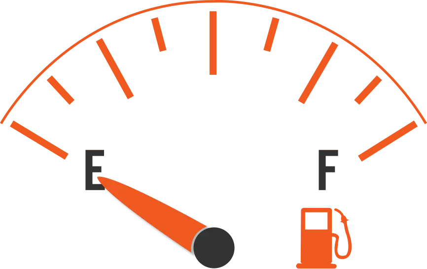 Empty Tank Graphic