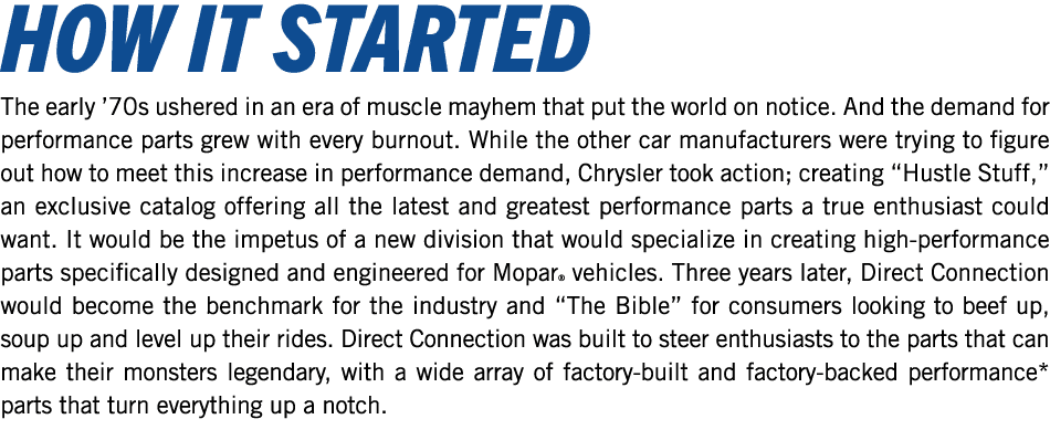 HOW IT STARTED The early ’70s ushered in an era of muscle mayhem that put the world on notice. And the demand for per...