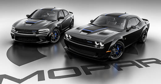 Mopar continues its long-standing, factory-vehicle customization program with the introduction of the Mopar ‘23 Dodge Challenger and Dodge Charger special-edition models.  Superior craftsmanship from the Mopar Custom Shop adds exclusive exterior and interior details to 2023 Dodge Challenger and Charger R/T Scat Pack Widebody models.