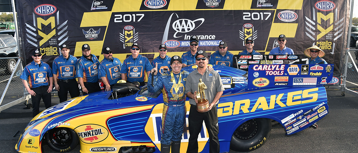 Napa team after win at Midwest racing