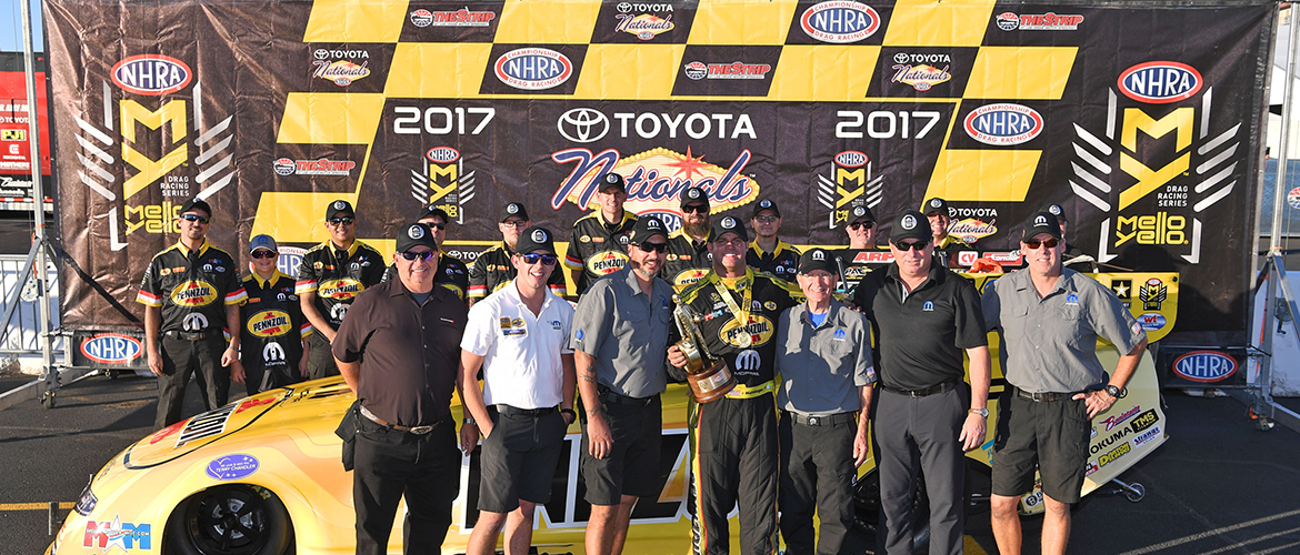 pennzoil team after Vegas win