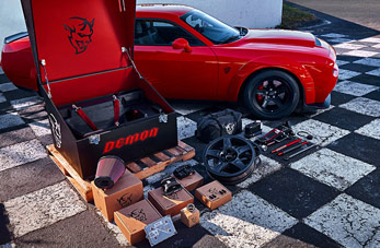 The 2018 Dodge Challenger SRT<sup>®</sup> Demon delivers insane HP and more.