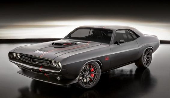 Gray Challenger with Red Stripes