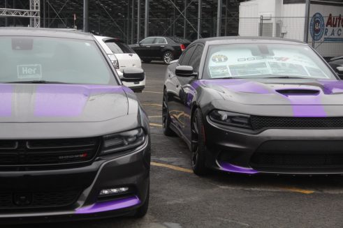 Two Dodge chargers