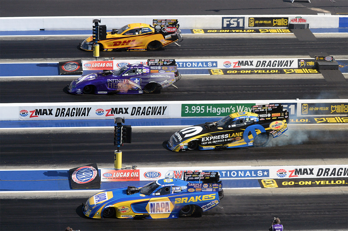 HEMI® Power to Pound the Pavement at Charlotte NHRA FourWide Dodge