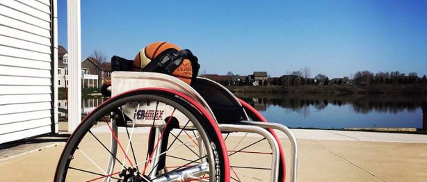 Basketball in a wheelchair