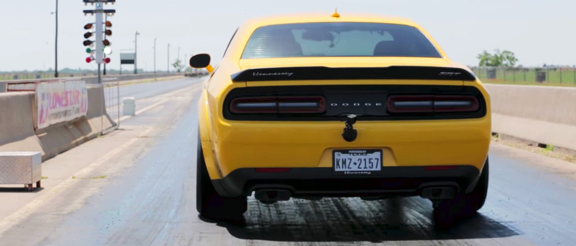 Yellow Dodge Charger SRT