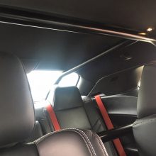 leather interior of a dodge challenger