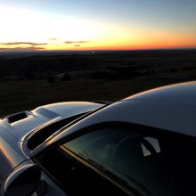 Sunset in the Badlands