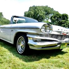 older white dodge convertable