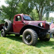 Red Dodge Power Waggon