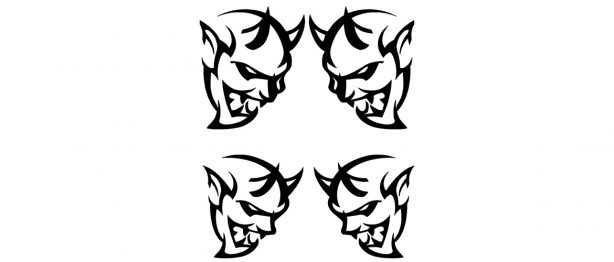 dodge demon decals