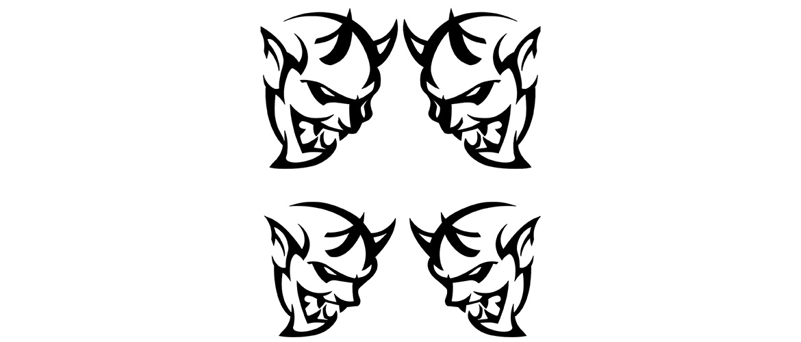 dodge demon decals