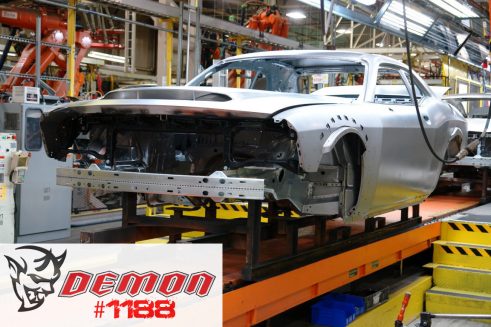 Dodge Demon SRT number 1188 on production