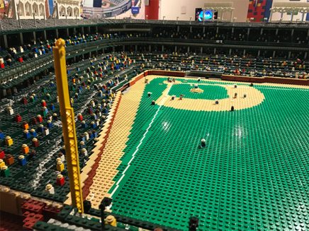 Lego baseball field