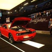 An even $20,000 took this clean, 57,000-mile 2009 Challenger SRT8® Track Pack. It's hard to imagine a full decade has passed since the first reborn (LC-Body) Challenger SRT8 rolled off the Brampton, Ontario, Canada line on Thursday, May 8, 2008. This 2009 SRT8 has the desirable 6-speed manual transmission and is totally stock except for wheels, tires and having the back seat head rests removed for improved outward visibility. Dodge built just over 165,400 E-Body Challengers in the 1970-74 era. Over twice as many modern Challengers have been built since 2008. Happily, they’ll be part of the Barrett-Jackson scene for decades to come.