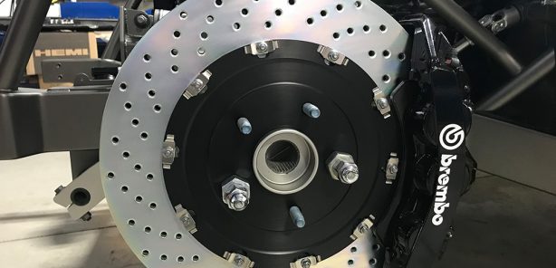 Outboard face of a car wheel