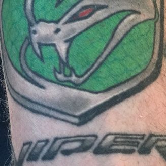 Dodge Viper tattoo