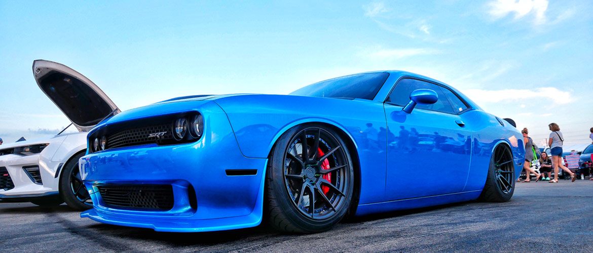 Blue Dodge SRT Challenger