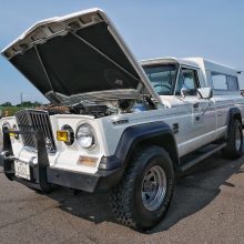 Older White Dodge Truck