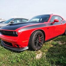 Red Dodge Challenger 392