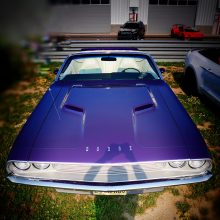 Purple Dodge Challenger