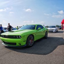 Green Dodge SRT Scat Pack