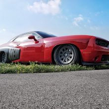 Red Dodge Challenger Hemi