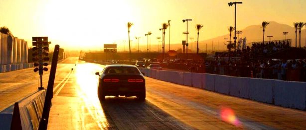 Dodge Challenger Riding into the sunset