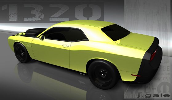 image of a yellow 1320 challenger