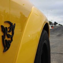 Yellow Dodge Demon Challenger SRT