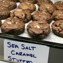 Sea salt carmel stuffied cookies