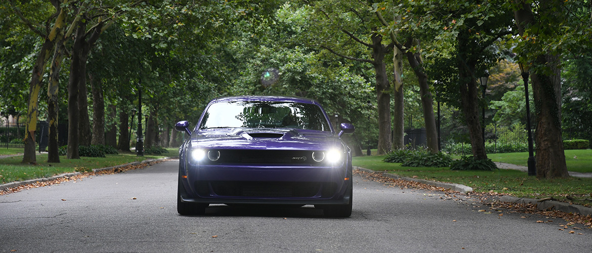 Purple Dodge SRT Challeger