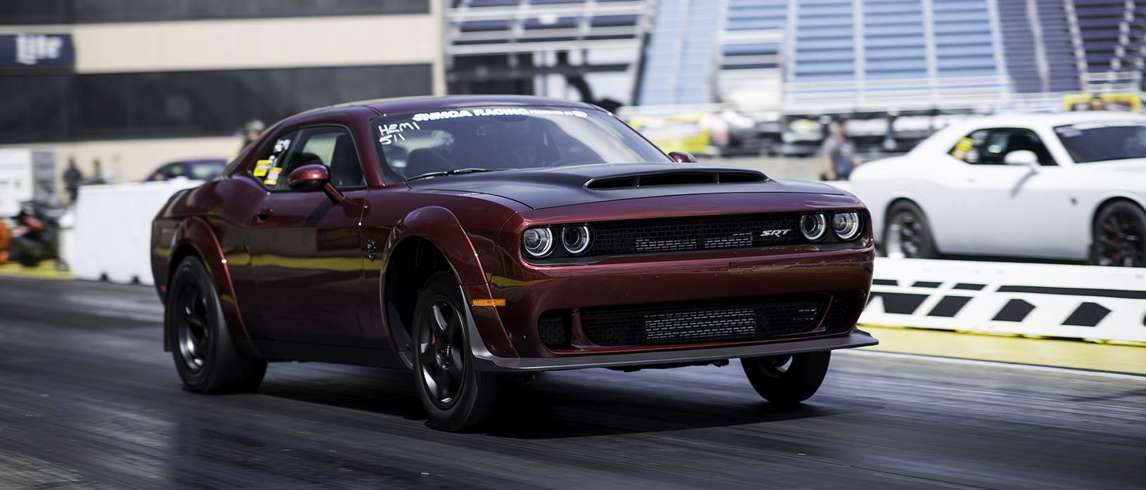 2 Challengers racing at NMCA All-American Nationals