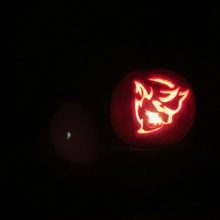 Dodge Demon pumpkin