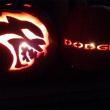 Dodge and Hellcat pumpkins