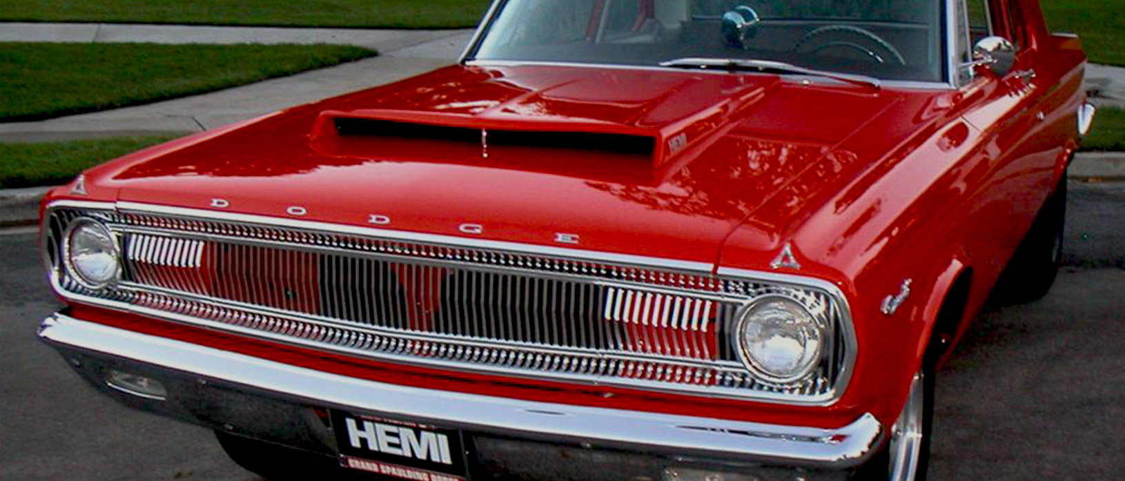 Red Dodge Challenger