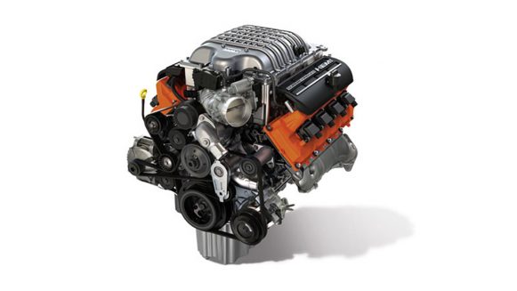 2015 6.2L (376.3 c.i.d) supercharged HEMI V8 Hellcat