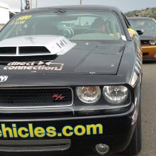 Though Drag Paks have been offered with factory graphics packages, many racers apply stock colors or their own custom graphics for quick identification. These Drag Paks were just two of over a dozen racing at the 2017 Mopar® Mile High Nationals in Bandimere, Colorado. The Drag Pak’s boundary layer hood scoop is patterned after the 1970 Challenger T/A unit.