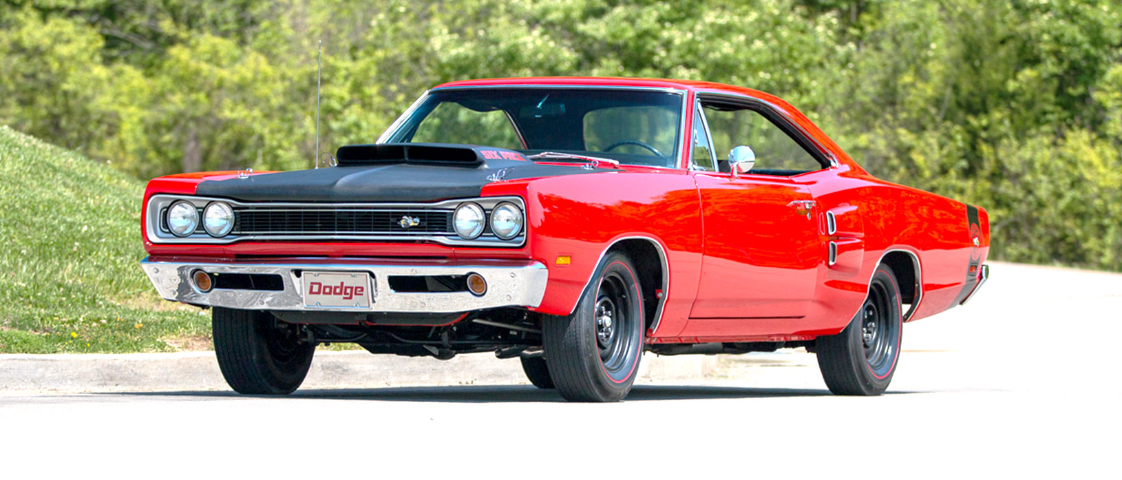 Red Dodge Challenger