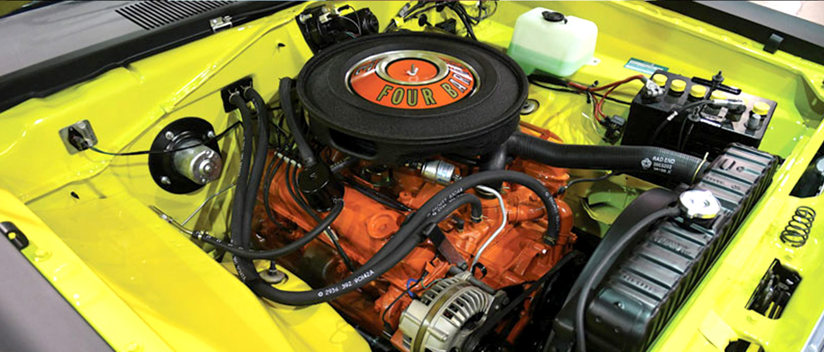 Four Barrel HEMI engine