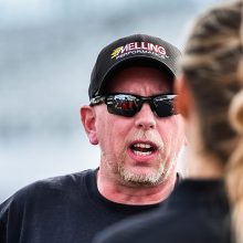 Drag Strip Showdown winner talking to Leah Pritchett