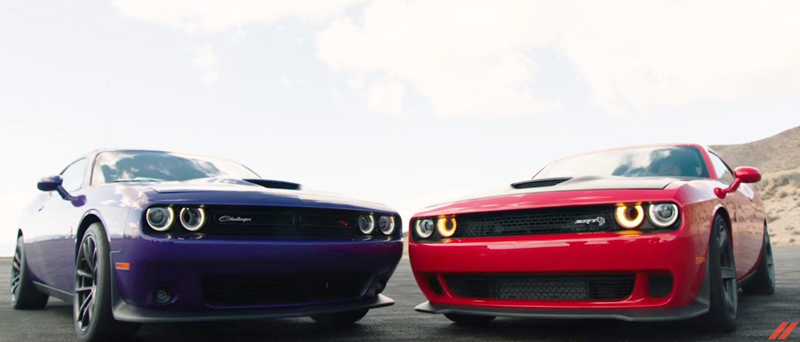 Plum crazy & torred Challenger Hellcats