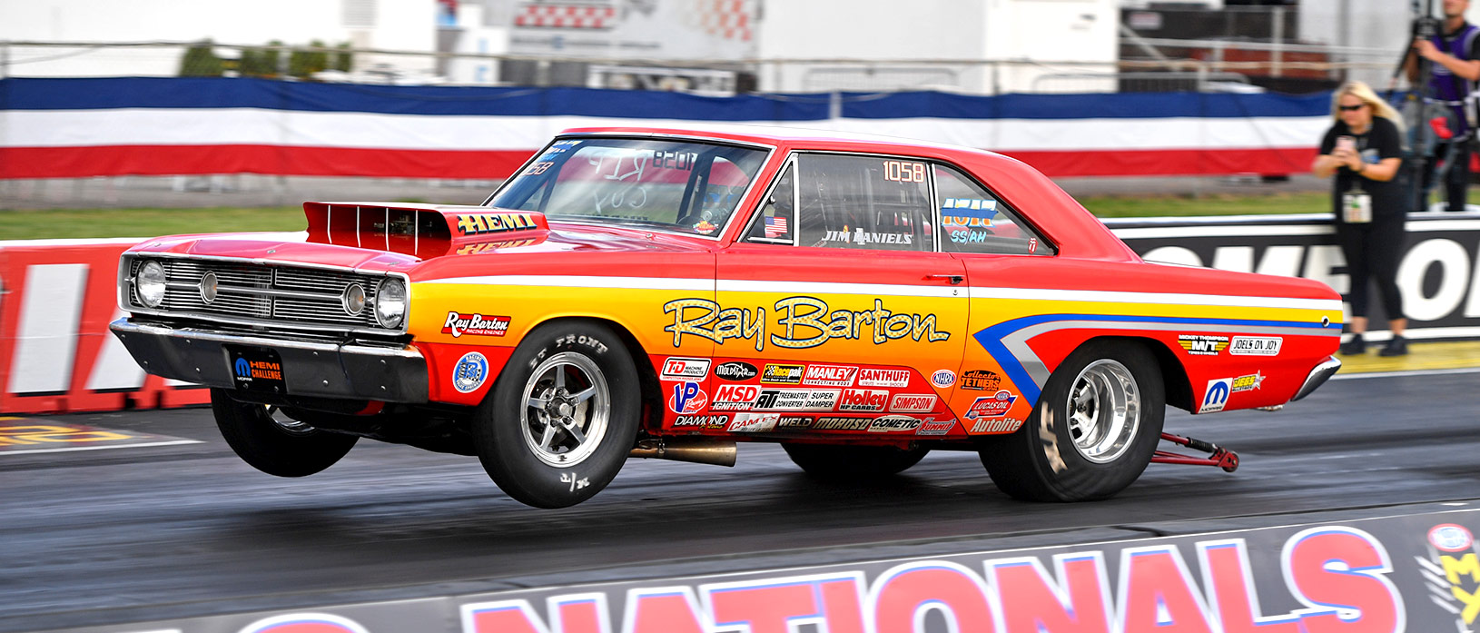 Jimmy Daniels racing in 2018 Dodge HEMI Challenge