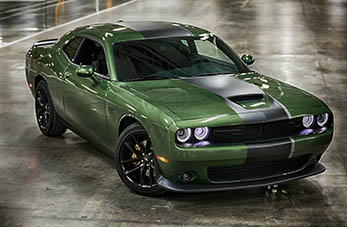 F8 green 2019 Challenger R/T Stars & Stripes Package
